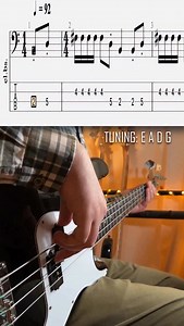 💡 Best bass lines for beginners: The Clash – The Guns Of Brixton TUNING: E A D G All tabs on Patreon – link in bio 🔗 #bass #bassguitar #basscover #basstabs #bassist | Oleksandr Bessonov
