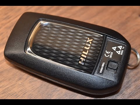 Toyota Hilux key fob battery replacement - EASY DIY