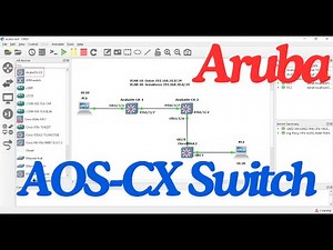 Switch ARUBA AOS-CX | Laboratorio básico con GNS3 - Interconexión con Switch Cisco