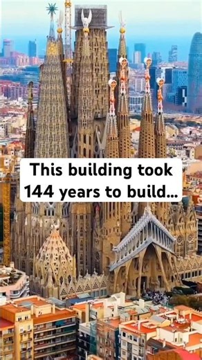 It took 144 years to complete. #lasagradafamilia #architecture