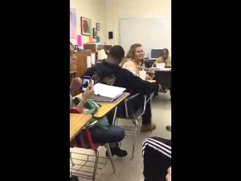 Crazy silly Rap battle in class