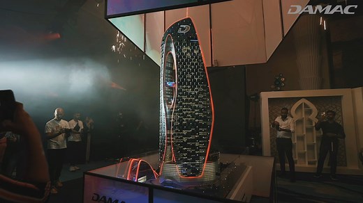 DAMAC Safa Two Tower was revealed! The ambitious project got what it deserves - a shimmering welcome amongst special invitees who were mesmerized at witnessing the #TheFutureOfLuxury first-hand. The unforgettable evening with futuristic setups and engaging entertainment set the stage for a lifestyle beyond everyone's wildest dreams. The anticipation for this luxurious life has only just begun. Watch the best moments from our grand Safa Two Launch event in this video! #DAMAC أخيراً تم الكشف عن بر