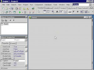 2 Знакомство с Delphi 7 Окно формы