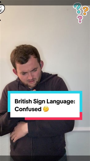 1.9K views · 366 reactions | Today’s British Sign Language sign? ✨ Today’s sign is: #Confused #樂 ! Curious to learn more? I share a new BSL sign every day – perfect for beginners, learners, and sign lovers! #confuse #hmm  P.S. I’m from the South of the UK, so some signs might be regional! Let’s celebrate language and inclusion together  #BritishSignLanguage | The Deaf Chef | Facebook