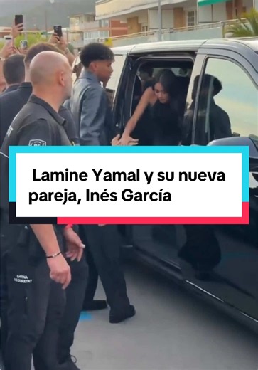 👀 Lamine Yamal y su nueva pareja, Inés García, llegan a la cena de despedida de temporada del Barcelona 🔵🔴 #lamineyamal #futbol #barcelona #inesgarcia #tiktokdeportes