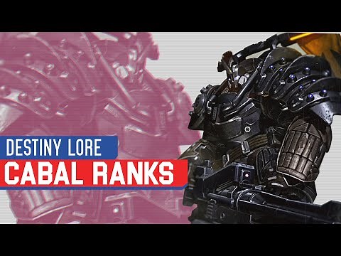 Cabal Ranks - Destiny Lore