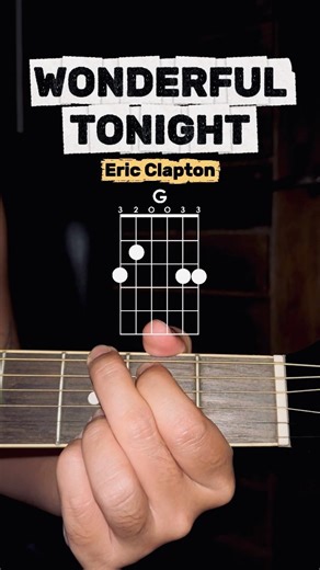 Wonderful Tonight Guitar Tutorial - Eric Clapton - Easy Chords on Acoustic