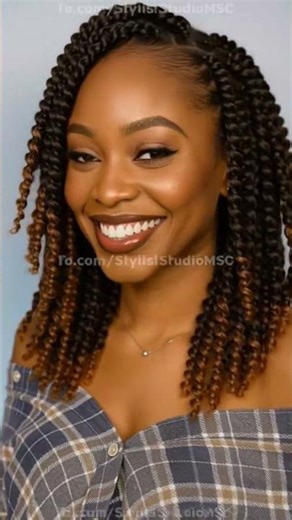 Beautiful Curly Braid.#shortsfeed #braids #hairstyles #shorts #short #viral