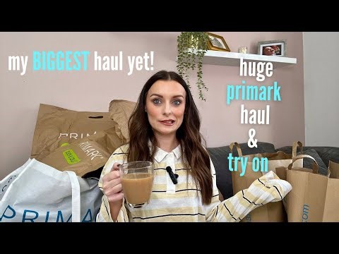 The BIGGEST PRIMARK haul & try on i've EVER DONE | come to PRIMARK | NEW IN