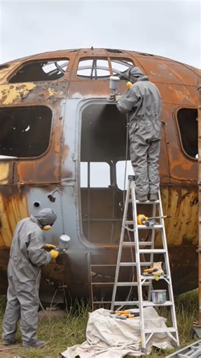 Abandoned Futuristic Pod Restored Into a Luxury UFO Home | Full Transformation#shortvideo