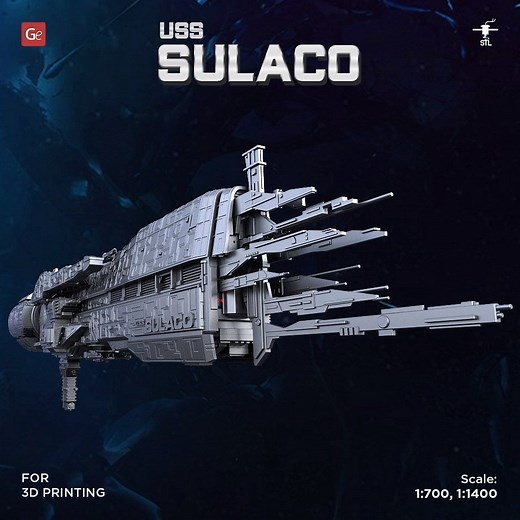 27 reactions · 3 comments | Order STL files of USS Sulaco for 3D...