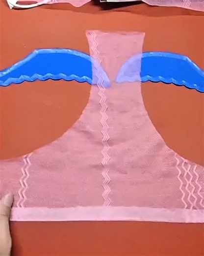 1.5K views | Creative tutorial for making pink g-string panties with blue wings motif by folding and gluing #sewing #gluing #girls #g#gstring | Portal Hiburan | Facebook