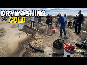How does a gold dry washer work?