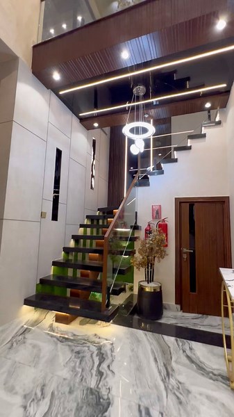 Most Luxurious Staircase Design With Double Hight Lobby +92-3014289340 #home #realestate #property
