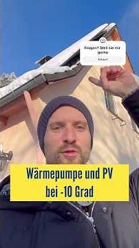 Does a heat pump and solar PV make sense in winter? #photovoltaics #heatpump