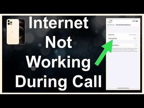 Internet Not Working During Call