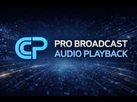 CuePoint – Broadcast Audio Playback Software for Live Sports Production
