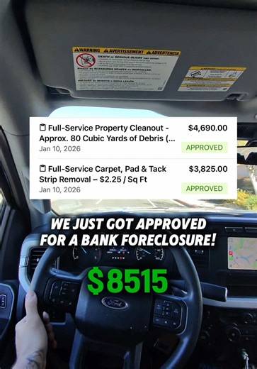 Another job secured. Bank foreclosure cleanout 🏚️ Abandoned home 80 cubic yards full carpet removal 1-day job - $8,515 This is what large cleanouts look like when experience, crews, and planning come together. Murrieta, CA 📍