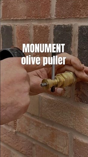 The MONUMENT olive puller, makes plumbing easier