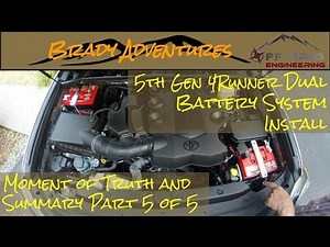 (5 of 5) 5th Gen 4Runner Dual Battery - Start Up, ML-ACR function, and summary