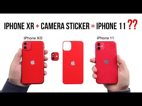 Change Your iPhone XR into iPhone 11 Style with a Camera Sticker