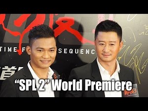 Tony Jaa and Wu Jing at "SPL 2" 殺破狼2 World Premiere in Hong Kong