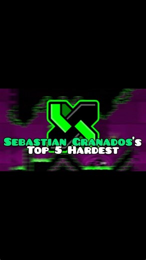 @SebestianGranados-w8n's Top 5 Hardest #geometrydash #gd #showcase