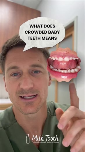 If your child has crowded baby teeth, it’s a strong sign their jaw is not developing to its full potential. This can lead to two main problems: Crowded Adult Teeth: A small jaw means there won't be enough space for their permanent teeth to grow in straight. This can lead to crooked teeth and the need for braces later on. Potential Airway Issues: A small jaw can also restrict the tongue's resting position, pushing it backward and potentially narrowing your child's airway. This can affect their br