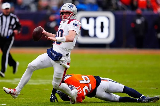 Imperfect Patriots QB Drake Maye plays winning football in crunch time