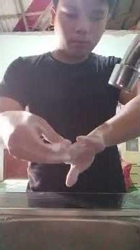 NAME: MENDOZA REX ALDRIN C SECTION:BSHM 1E. TITLE: PROPER HAND WASHING PROC