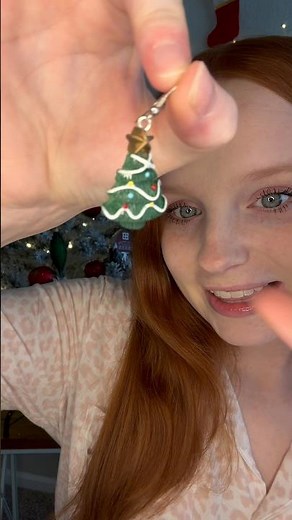 ASMR Sweet Girl Helps You Choose Your Christmas Earrings! 🎄