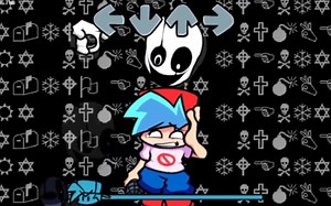 fnf Entry Funkin (Ft. Mystery Man) VS Gaster