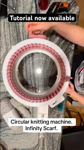 Infinity Scarf | Circular Knitting Machine #sentroknittingmachine