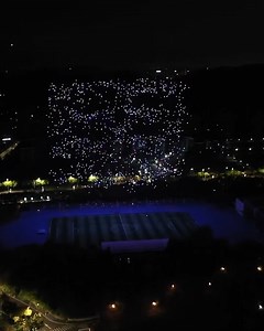 4.7K views · 297 reactions | A total of 2,022 drones lit up the night sky to celebrate the 70th anniversary of the #Nanjing University of Aeronautics and Astronautics on Sunday. Feast your eyes on this vivid scene of docking and spacewalking presented by the drones. #ChinaTech | Xi's Moments | Facebook