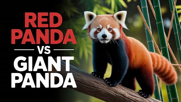 Red Panda vs. Giant Panda—They Share a Name, But That’s It