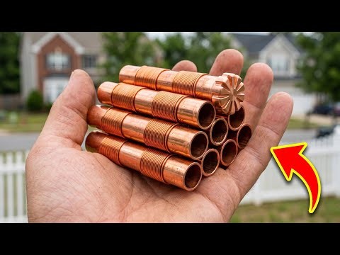 😱 Never Buy Batteries Again — This Copper Pipe Trick Creates a High-Power Battery in Minutes🔋