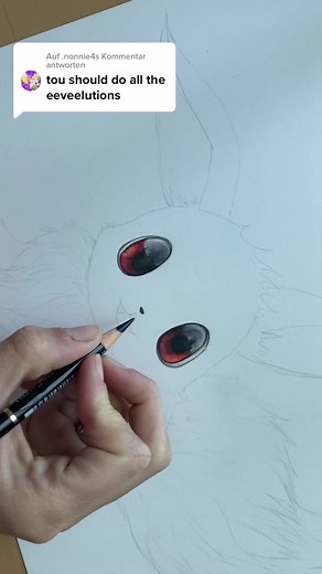 Realistic Eevee Pokemon Eeveelution Drawing