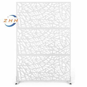 [Hot Item] Corten Steel Garden Privacy Screen Decorative Divider Panel for Soundproofing Room Dividers in Iron Copper Silver