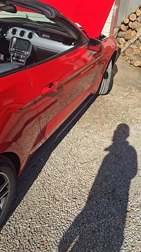 2016 Ford Mustang Convertible 4 cyl automatic with cold air and hot heat is ready for its driver under 10 grand Come get it before it gone | Torrey Cox | Facebook