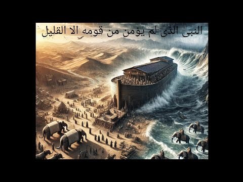 "قصة سيدنا نوح: الطوفان العظيم وسفينة النجاة – أسرار لم تعرفها من قبل!"🕋📿