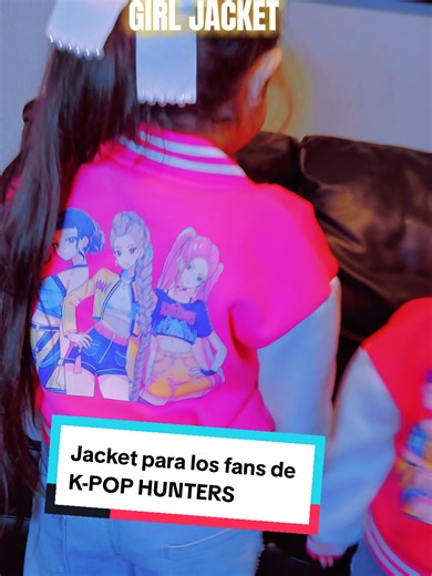 KPOP-Huntress Girl Group Short FANS K-POP HUNTERS Jacket súper bella y Calientita #kpopfypシ #kpophunters #girlgroup #hunters #fanseries