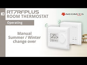 Manual Summer/Winter change over - [Tutorials RT7RFPLUS room thermostat]