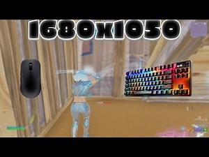 You SHOULD be using 1680x1050... (Fortnite Apex Pro TKL ASMR)