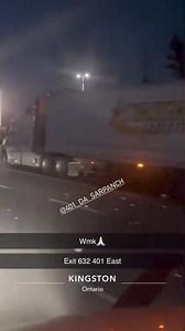 358K views · 607 reactions | Accident OnHwy401 EB @ Exit 632 . #Hwy401 #Joyceville #Kingston #ONHwys #onpoli #traffic #OPP #roadsafety #trucking #truckdriver #transportation #cdl | 401_da_sarpanch | Facebook