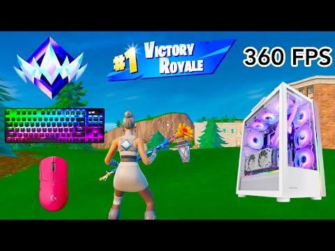 Fortnite Unreal Ranked Reload On PC | Keyboard & Mouse Gameplay | 360 FPS | 4K