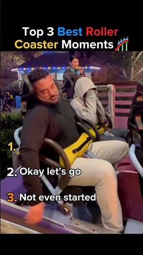 Top 3 Funniest Roller Coaster Moments Ever 😂🎢 | Bro Wasn't Ready!