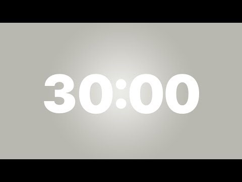30 Minute Study Timer | Warm Mist Grey Silent Focus Session
