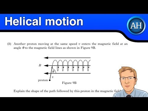 Advanced Higher Physics - Helical motion of a charged particle in a magnetic field