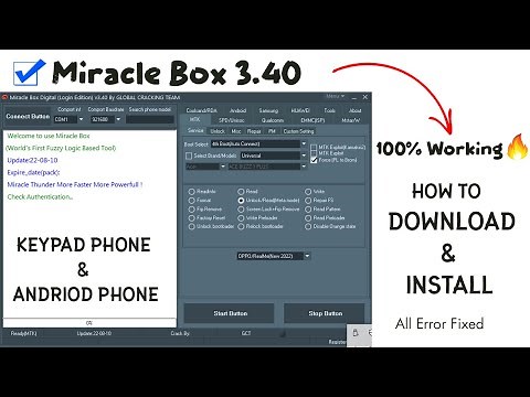How to Install Miracle Box 3.40 | 100% Working Method (No Error)