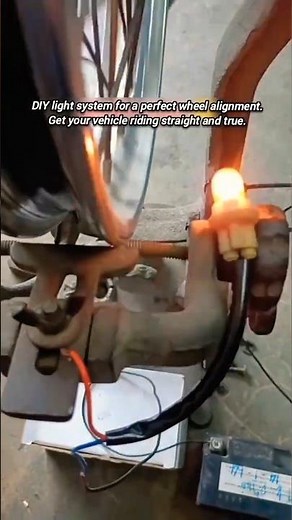 Precision Alignment: Your DIY Light Guide to Wheel Excellence.